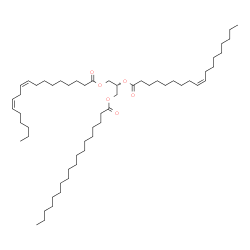 ChemSpider 2D Image | TG(18:0/18:1(9Z)/18:2(9Z,12Z))[iso6] | C57H104O6
