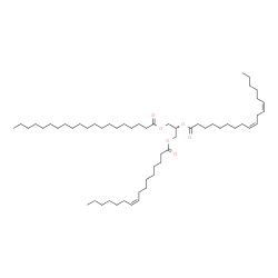 ChemSpider 2D Image | TG(16:1(9Z)/18:2(9Z,12Z)/20:0)[iso6] | C57H104O6