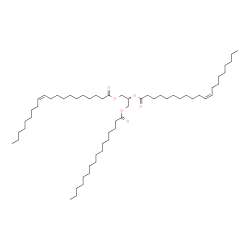 ChemSpider 2D Image | TG(16:0/20:1(11Z)/20:1(11Z))[iso3] | C59H110O6
