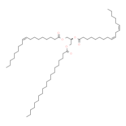 ChemSpider 2D Image | TG(18:1(9Z)/18:2(9Z,12Z)/20:0)[iso6] | C59H108O6