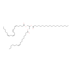 ChemSpider 2D Image | TG(16:1(9Z)/20:0/20:4(5Z,8Z,11Z,14Z))[iso6] | C59H104O6