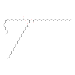 ChemSpider 2D Image | TG(18:2(9Z,12Z)/20:0/20:0)[iso3] | C61H114O6