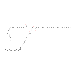 ChemSpider 2D Image | TG(18:2(9Z,12Z)/20:0/20:1(11Z))[iso6] | C61H112O6