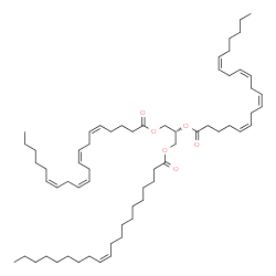 ChemSpider 2D Image | TG(20:1(11Z)/20:4(5Z,8Z,11Z,14Z)/20:4(5Z,8Z,11Z,14Z))[iso3] | C63H104O6