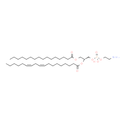 ChemSpider 2D Image | 1-Palmitoyl-2-linoleoyl PE | C39H74NO8P