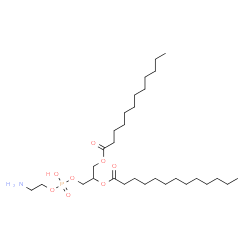 ChemSpider 2D Image | 21-Amino-18-hydroxy-18-oxido-12-oxo-13,17,19-trioxa-18lambda~5~-phosphahenicosan-15-yl tridecanoate | C30H60NO8P
