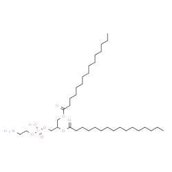 ChemSpider 2D Image | 24-Amino-21-hydroxy-21-oxido-15-oxo-16,20,22-trioxa-21lambda~5~-phosphatetracosan-18-yl palmitate | C36H72NO8P