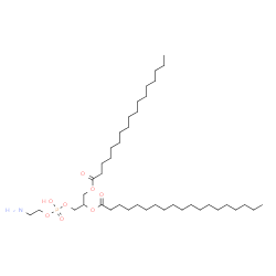 ChemSpider 2D Image | 26-Amino-23-hydroxy-23-oxido-17-oxo-18,22,24-trioxa-23lambda~5~-phosphahexacosan-20-yl nonadecanoate | C41H82NO8P