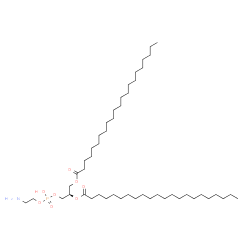 ChemSpider 2D Image | (2R)-3-{[(2-Aminoethoxy)(hydroxy)phosphoryl]oxy}-2-(docosanoyloxy)propyl docosanoate | C49H98NO8P