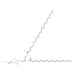 ChemSpider 2D Image | 3-{[(2-Aminoethoxy)(hydroxy)phosphoryl]oxy}-2-(palmitoyloxy)propyl nonadecanoate | C40H80NO8P