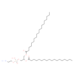 ChemSpider 2D Image | 3-{[(2-Aminoethoxy)(hydroxy)phosphoryl]oxy}-2-(stearoyloxy)propyl nonadecanoate | C42H84NO8P