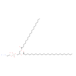 ChemSpider 2D Image | 27-Amino-24-hydroxy-24-oxido-18-oxo-19,23,25-trioxa-24lambda~5~-phosphaheptacosan-21-yl pentacosanoate | C48H96NO8P