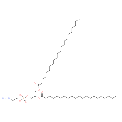 ChemSpider 2D Image | 3-{[(2-Aminoethoxy)(hydroxy)phosphoryl]oxy}-2-(henicosanoyloxy)propyl docosanoate | C48H96NO8P