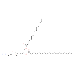 ChemSpider 2D Image | 22-Amino-19-hydroxy-19-oxido-13-oxo-14,18,20-trioxa-19lambda~5~-phosphadocosan-16-yl stearate | C36H72NO8P