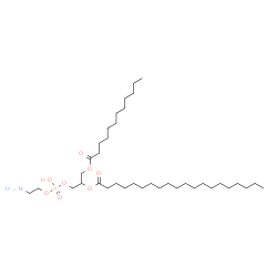 ChemSpider 2D Image | 21-Amino-18-hydroxy-18-oxido-12-oxo-13,17,19-trioxa-18lambda~5~-phosphahenicosan-15-yl icosanoate | C37H74NO8P