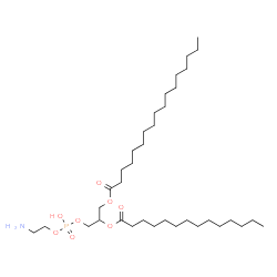 ChemSpider 2D Image | 3-{[(2-Aminoethoxy)(hydroxy)phosphoryl]oxy}-2-(tetradecanoyloxy)propyl heptadecanoate | C36H72NO8P