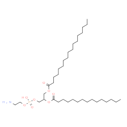 ChemSpider 2D Image | 3-{[(2-Aminoethoxy)(hydroxy)phosphoryl]oxy}-2-(pentadecanoyloxy)propyl heptadecanoate | C37H74NO8P
