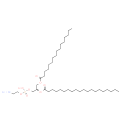 ChemSpider 2D Image | (19R)-25-Amino-22-hydroxy-22-oxido-16-oxo-17,21,23-trioxa-22lambda~5~-phosphapentacosan-19-yl icosanoate | C41H82NO8P