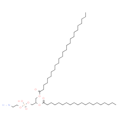 ChemSpider 2D Image | 3-{[(2-Aminoethoxy)(hydroxy)phosphoryl]oxy}-2-(icosanoyloxy)propyl pentacosanoate | C50H100NO8P