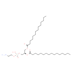 ChemSpider 2D Image | (17R)-23-Amino-20-hydroxy-20-oxido-14-oxo-15,19,21-trioxa-20lambda~5~-phosphatricosan-17-yl palmitate | C35H70NO8P