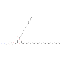 ChemSpider 2D Image | 23-Amino-20-hydroxy-20-oxido-14-oxo-15,19,21-trioxa-20lambda~5~-phosphatricosan-17-yl docosanoate | C41H82NO8P