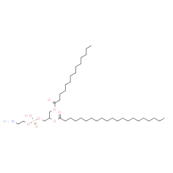 ChemSpider 2D Image | 23-Amino-20-hydroxy-20-oxido-14-oxo-15,19,21-trioxa-20lambda~5~-phosphatricosan-17-yl henicosanoate | C40H80NO8P