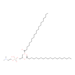 ChemSpider 2D Image | 6-Hydroxy-9-(icosanoyloxy)-2-methyl-6-oxido-5,7-dioxa-2-aza-6lambda~5~-phosphadecan-10-yl icosanoate | C47H94NO8P