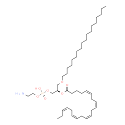ChemSpider 2D Image | (21R)-27-Amino-24-hydroxy-24-oxido-19,23,25-trioxa-24lambda~5~-phosphaheptacosan-21-yl (5Z,8Z,11Z,14Z,17Z)-5,8,11,14,17-icosapentaenoate | C43H78NO7P