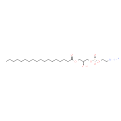 ChemSpider 2D Image | 1-Stearoyl-2-hydroxy-sn-glycero-3-PE | C23H48NO7P