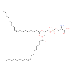ChemSpider 2D Image | O-[{2,3-Bis[(9Z)-9-octadecenoyloxy]propoxy}(hydroxy)phosphoryl]-L-serine | C42H78NO10P