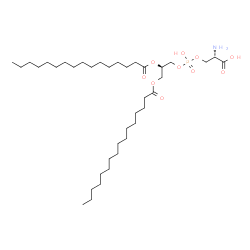 ChemSpider 2D Image | 1,2-dihexadecanoyl-sn-glycero-3-phosphoserine | C38H74NO10P