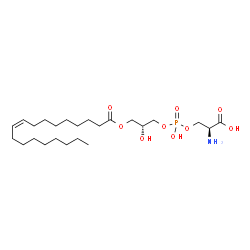 ChemSpider 2D Image | 1-O-oleoyl-sn-glycero-3-phosphoserine | C24H46NO9P