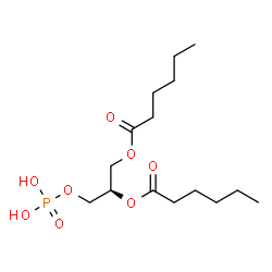 ChemSpider 2D Image | 1,2-dihexanoyl-sn-glycero-3-phosphate | C15H29O8P