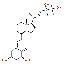 ChemSpider 2D Image | 1-alpha,24R,25-Trihydroxyvitamin D2 | C28H44O4