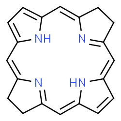 ChemSpider 2D Image | 2,3,12,13-Tetrahydroporphyrin | C20H18N4