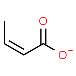 ChemSpider 2D Image | (2Z)-2-Butenoatato | C4H5O2