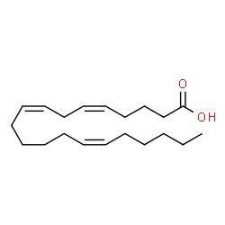 ChemSpider 2D Image | 5Z,8Z,14Z-eicosatrienoic acid | C20H34O2