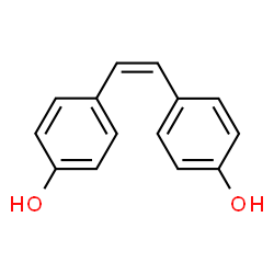 ChemSpider 2D Image | (Z)-4,4'-stilbenediol | C14H12O2