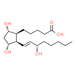 ChemSpider 2D Image | 2,3-dinor-8-epi-prostaglandin F1alpha | C18H32O5