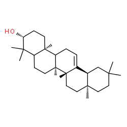 ChemSpider 2D Image | (3alpha,5xi,8alpha,9xi,10alpha,14beta,17alpha,18alpha)-Olean-12-en-3-ol | C30H50O