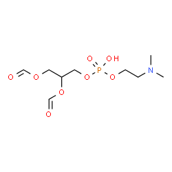 ChemSpider 2D Image | 6-Hydroxy-2-methyl-6-oxido-5,7-dioxa-2-aza-6lambda~5~-phosphadecane-9,10-diyl diformate | C9H18NO8P