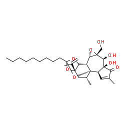 ChemSpider 2D Image | (1R,2R,6S,7S,8R,10S,11S,16R,18R)-6,7-Dihydroxy-8-(hydroxymethyl)-16-isopropenyl-4,18-dimethyl-14-nonyl-9,13,15,19-tetraoxahexacyclo[12.4.1.0~1,11~.0~2,6~.0~8,10~.0~12,16~]nonadec-3-en-5-one | C30H44O8