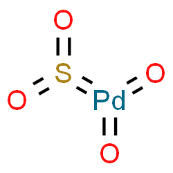 ChemSpider 2D Image | (Dioxido-lambda~6~-sulfanylidene)(dioxo)palladium | O4PdS
