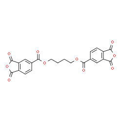 ChemSpider 2D Image | 1,4-Butanediyl bis(1,3-dioxo-1,3-dihydro-2-benzofuran-5-carboxylate) | C22H14O10