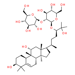 ChemSpider 2D Image | (1S,4R,9beta,11alpha,24R)-1,11,25-Trihydroxy-9,10,14-trimethyl-4,9-cyclo-9,10-secocholest-5-en-24-yl 2-O-beta-D-glucopyranosyl-beta-D-glucopyranoside | C42H72O14