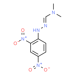 ChemSpider 2D Image | N'-(2,4-Dinitrophenyl)-N,N-dimethylhydrazonoformamide | C9H11N5O4