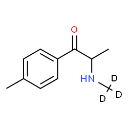 ChemSpider 2D Image | 2-[(~2~H_3_)Methylamino]-1-(4-methylphenyl)-1-propanone | C11H12D3NO