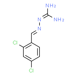 ChemSpider 2D Image | 2-(2,4-Dichlorobenzylidene)hydrazinecarboximidamide | C8H8Cl2N4