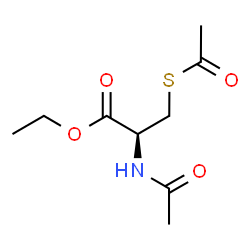 ChemSpider 2D Image | Ethyl N,S-diacetyl-D-cysteinate | C9H15NO4S