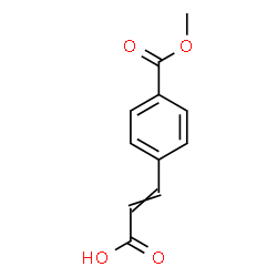 ChemSpider 2D Image | Methyl 4-(2-carboxyethenyl)benzoate | C11H10O4